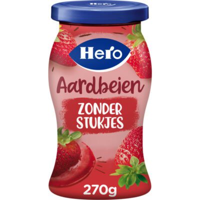 Hero aardbeien spread zonder stukjes