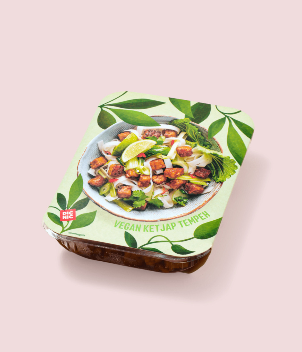 Picnic ketjap tempeh blokjes