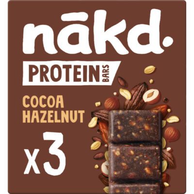 Nakd protein bar cocoa hazelnut