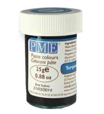 PME Eetbare Kleurstof Pasta Turquoise