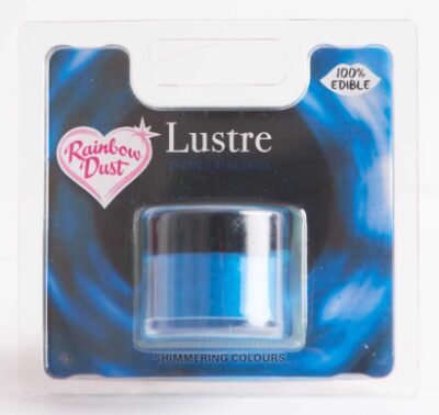 RD Eetbaar Glanspoeder (Lustre) Sparkle Skies Blauw