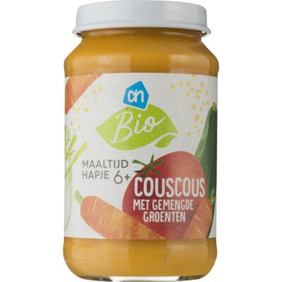 AH bio maaltijdhapje couscous met gemengde groenten 6m+