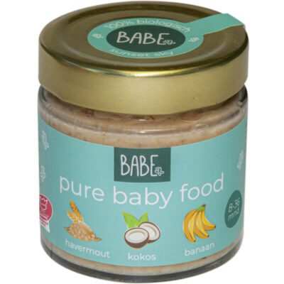 Babe pure baby food havermout kokos banaan 8-36m