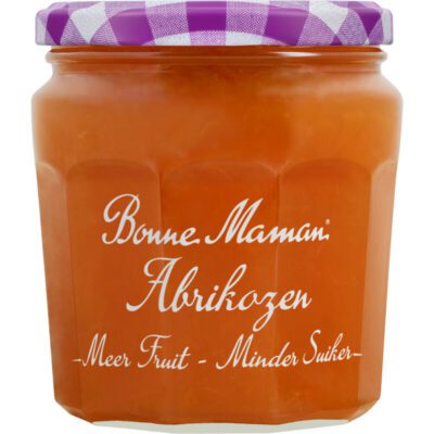 Bonne Maman abrikozen meer fruit minder suiker