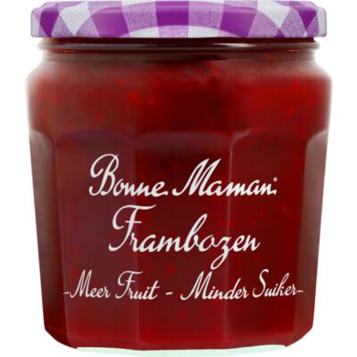 Bonne Maman frambozen meer fruit minder suiker