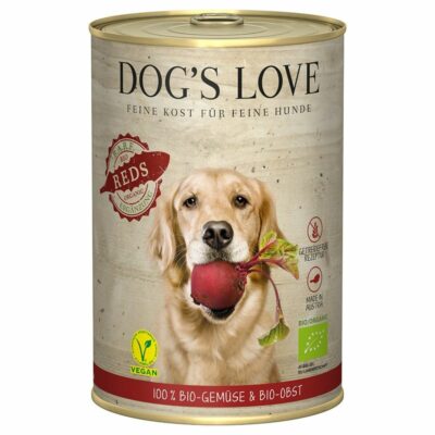 Dog's Love natvoer reds