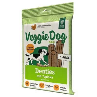 Green Petfood veggie dog adult denties met tapioca