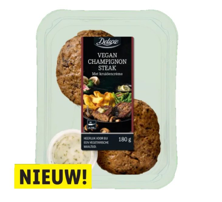 Lidl deluxe vegan champignon steak Vegan Wiki