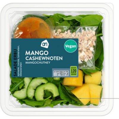 AH salade erbij mango cashewnoten