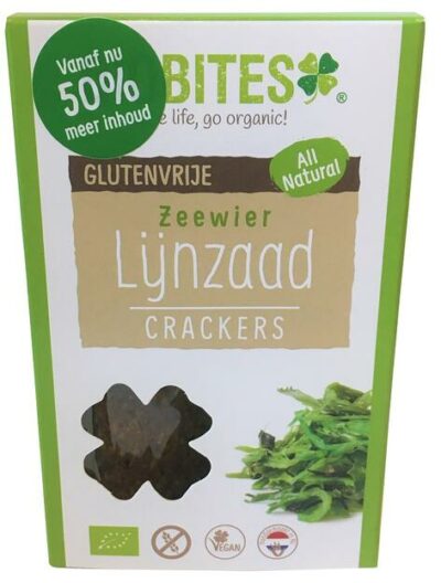 Biobites zeewier lijnzaad crackers