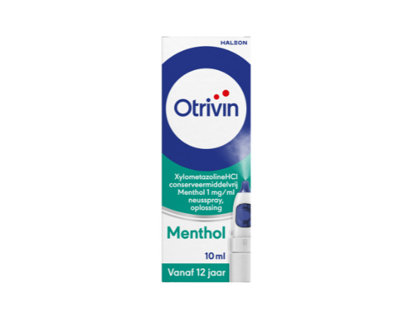 Otrivin menthol xylometazoline HCI 1 mg/ml neusspray