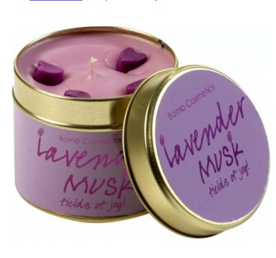 Bomb Cosmetics tinned candle lavender