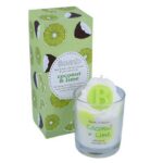 Bomb Cosmetics - Piped Glass Candle - Coconut & Lime