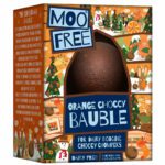 Moo Free orange choccy bauble