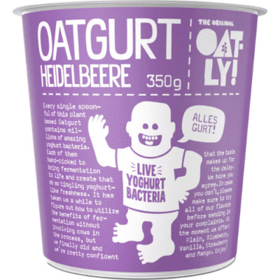 Oatly! oatgurt blueberry