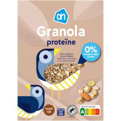 AH Granola proteïne 0% toegevoegd suiker