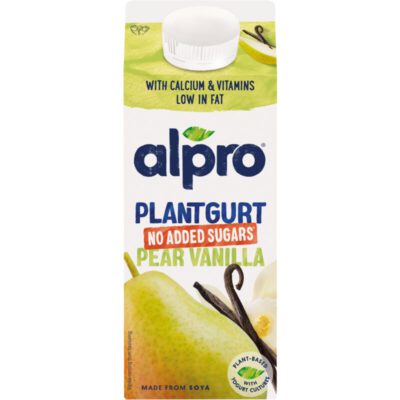 Alpro Plantgurt no added sugars pear vanilla