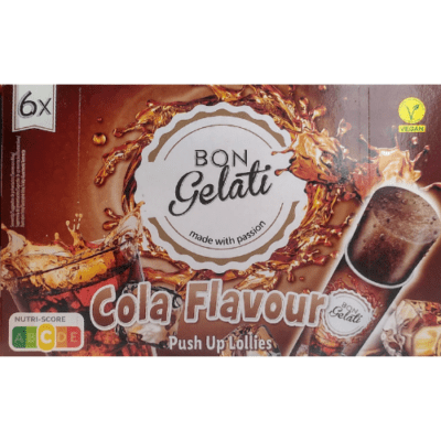 BonGelati push up lollies cola flavour