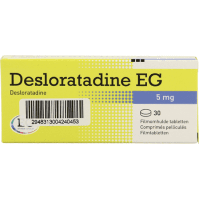 Desloratadine EG 5 mg filmomhulde tabletten