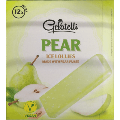 Gelatelli ice lollies pear