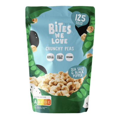 Bites we love crunchy peas sea salt & black pepper