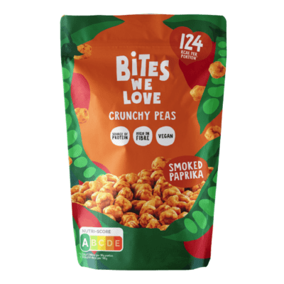 Bites We Love crunchy peas smoked paprika