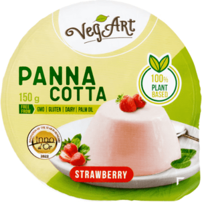 VegArt panna cotta strawberry