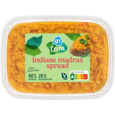 AH Terra plantaardige spread Indiaase madras