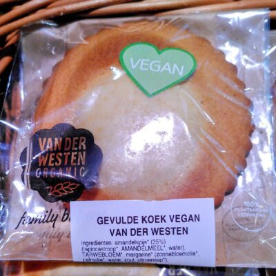 Van der westen gevulde koek vegan