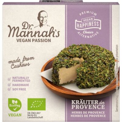 dr. Mannah's belegen cashewkaas provençaalse kruiden