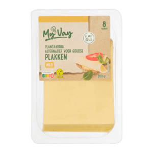 MY VAY Plantaardig alternatief voor Goudse plakken