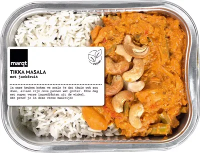 Marqt vegan tikka masala jackfruit