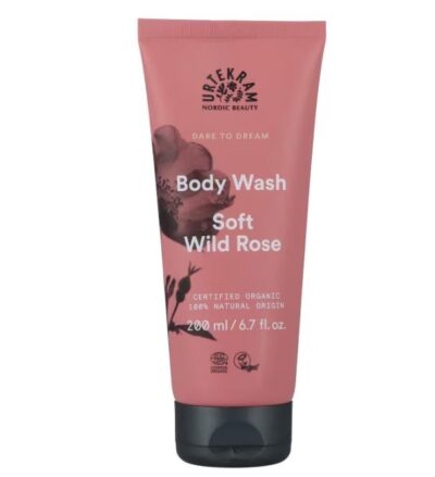 Urtekram soft wild rose body wash 200 ml