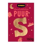 Jumbo chocoladeletter puur 160 gram