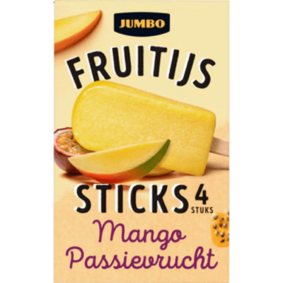 Jumbo fruitijs mango passievrucht