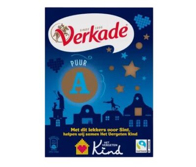 Verkade chocoladeletter puur