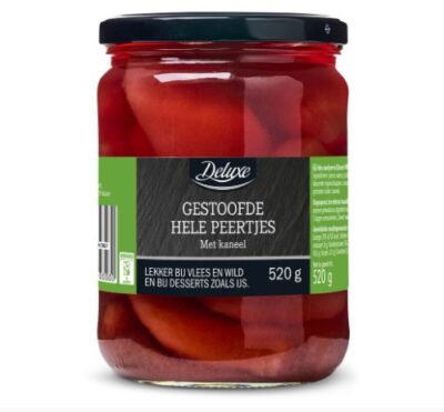 Lidl deluxe gestoofde hele peertjes