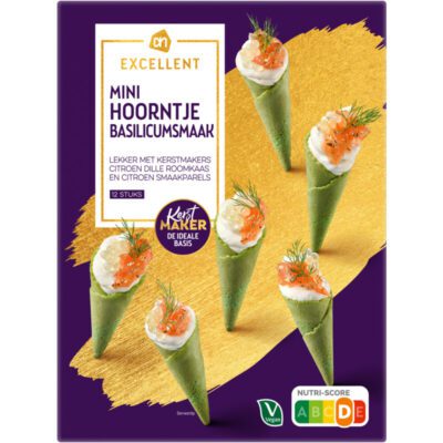 AH Excellent Mini hoorntje baslilicumsmaak