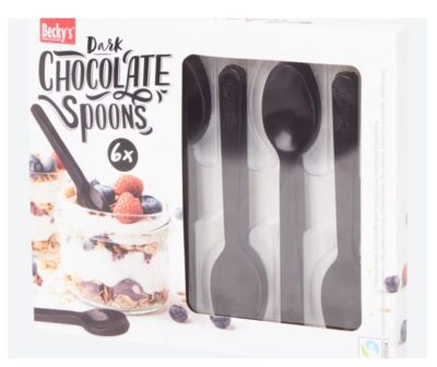 Becky's dark chocolate spoons