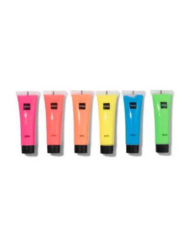 Hema acrylverf neon