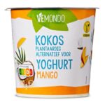 Vemondo kokos plantaardig alternatief voor yoghurt mango