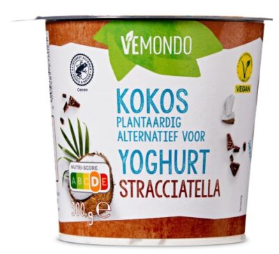 Vemondo kokos plantaardig alternatief voor yoghurt stracciatella