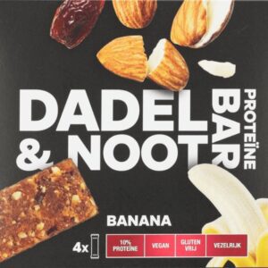 Dadel en noot proteine bar banaan