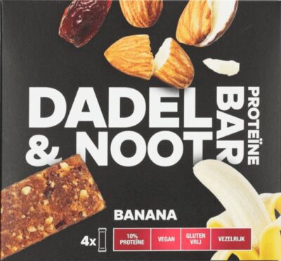 Dadel en noot proteine bar banaan