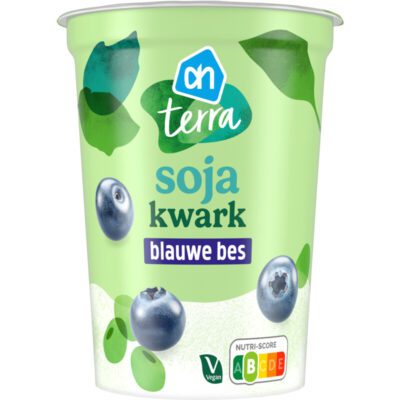 AH Terra plantaardig soja kwark blauwe bes