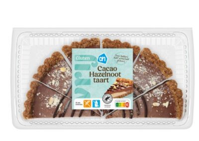 AH glutenvrij cacao hazelnoot taart