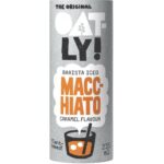 Oatly! Barista iced macchiato caramel flavour