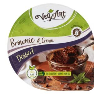 VegArt brownie en cream dessert