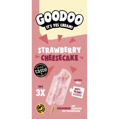 Goodoo strawberry cheesecake