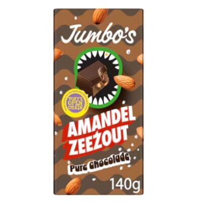 Jumbo pure chocolade amandel zeezout